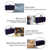 420D Large Tote Carry Waterproof Horse Hay Storage Bag Food Handbag