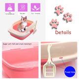 Bakeey Pet Toilet Bedpan Cat Litter Box Anti-Splash Toilet Indoor Home Plastic Sandbox