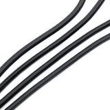 Black 3 Meters Horse Bridle Head Collar Halter Control Attachment Buckle Rope