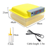56 Automatic Egg Incubator Digital Hatching Poultry Chicken Temperature Control US/EU/UK Plug 