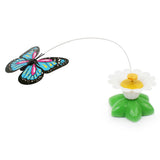 Cat Electric Rotating Toy Colorful Butterfly Cat Toy