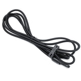 Black 3 Meters Horse Bridle Head Collar Halter Control Attachment Buckle Rope