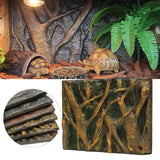 3D Foam Rock Reptile Aquarium Fish Tank Background Backdrop Board Decorations