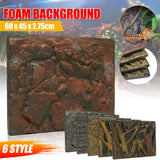 3D Foam Rock Reptile Aquarium Fish Tank Background Backdrop Board Decorations