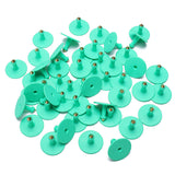 100Pc Set Green Animals Cattle Goat Pig Sheep Use Ear Number Tag Livestock Tags Labels 