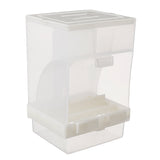 425ml/850ml Capacity Acrylic Parrot Automatic Bird Feeder Feeding Box
