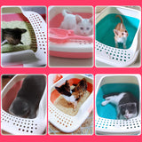 Bakeey Pet Toilet Bedpan Cat Litter Box Anti-Splash Toilet Indoor Home Plastic Sandbox