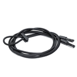 Black 3 Meters Horse Bridle Head Collar Halter Control Attachment Buckle Rope