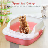 Bakeey Pet Toilet Bedpan Cat Litter Box Anti-Splash Toilet Indoor Home Plastic Sandbox
