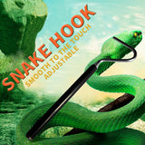 Snake Hook Reptile Rod Stainless Steel Hook Professional Retractable Adjustable